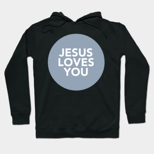 jesus loves you (denim) Hoodie